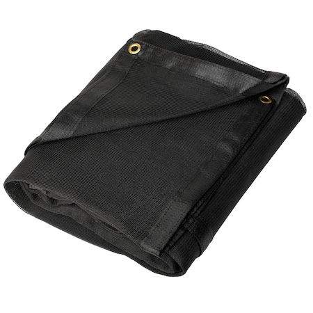 Adiroffice Mesh Tarp, 0.03 in, Black, PVC ADI771-1012-MK